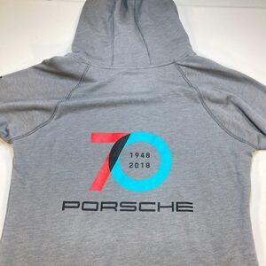 NEW Porsche Car Racing 70 Year New Era Womens Hoodie Hooded Sweatshirt Sz M